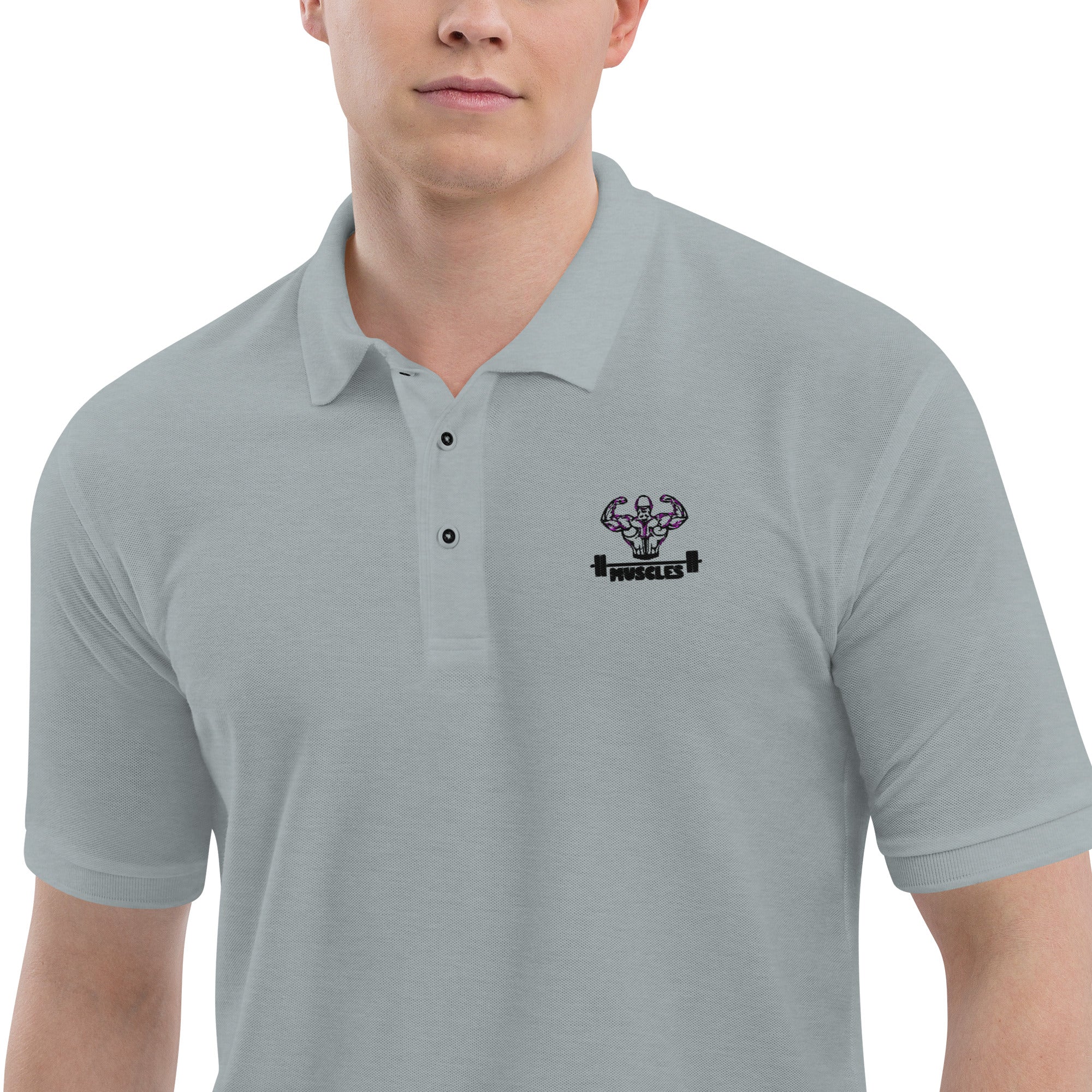 MUSCLES - Men's Premium Polo