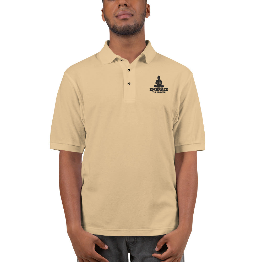 EMBRACE THE SILENCE - Men's Premium Polo