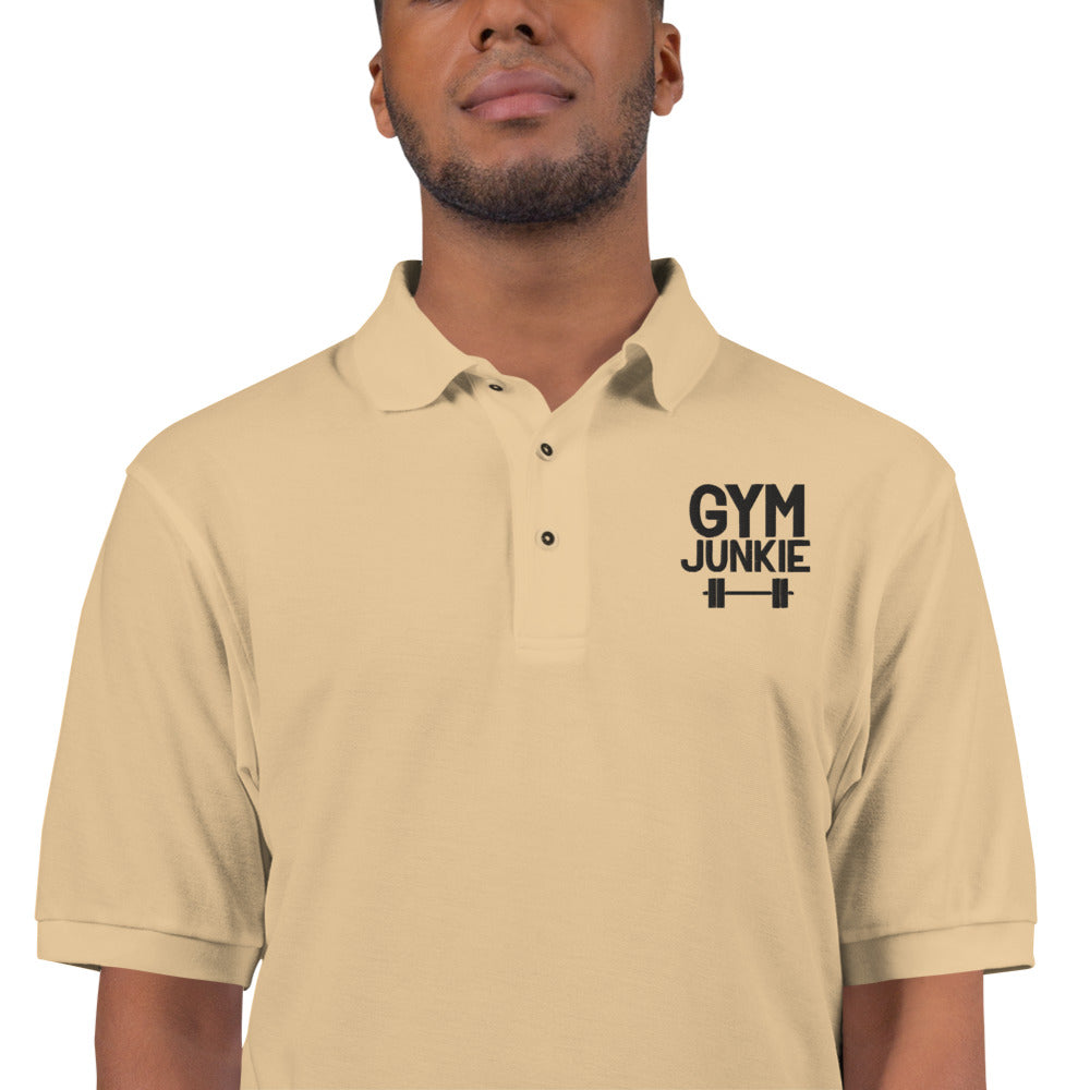 GYM JUNKIE - Men's Premium Polo