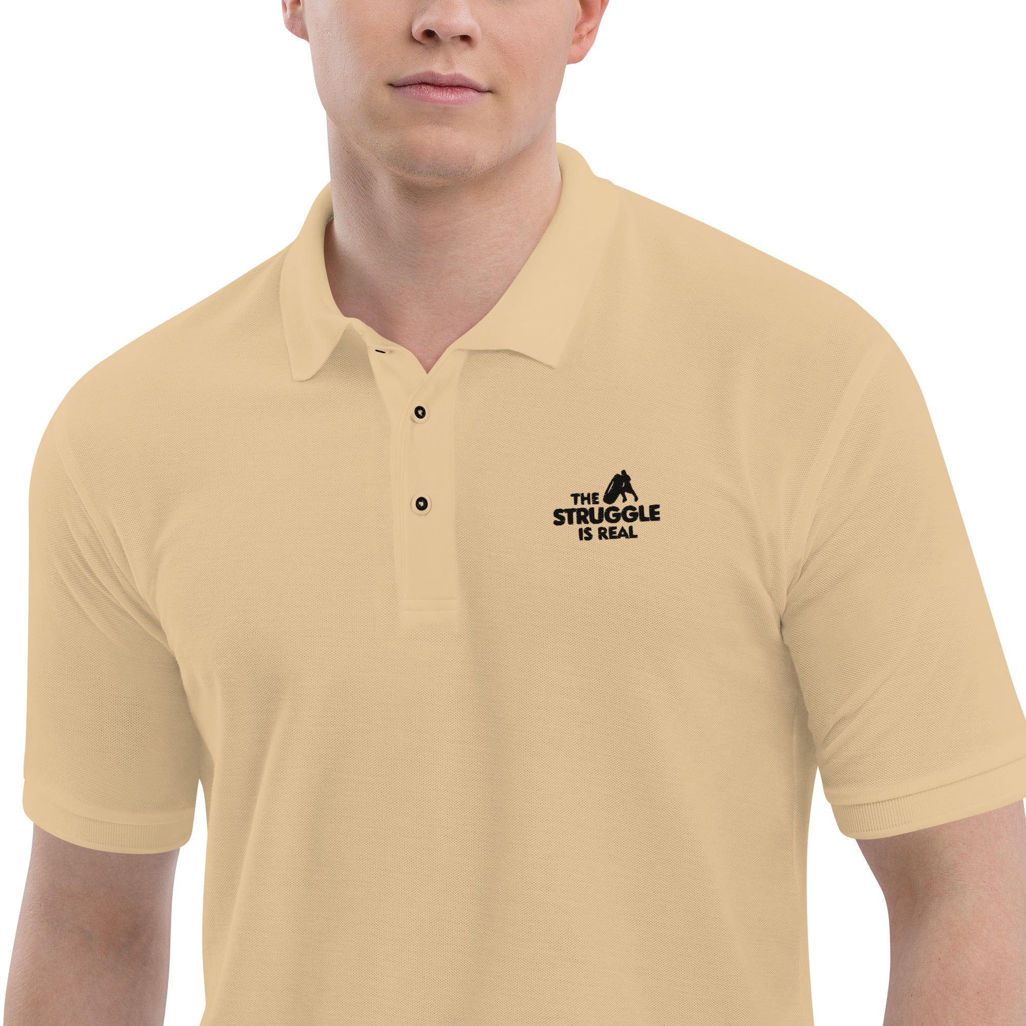 THE STRUGGLE IS REAL - Men's Premium Polo