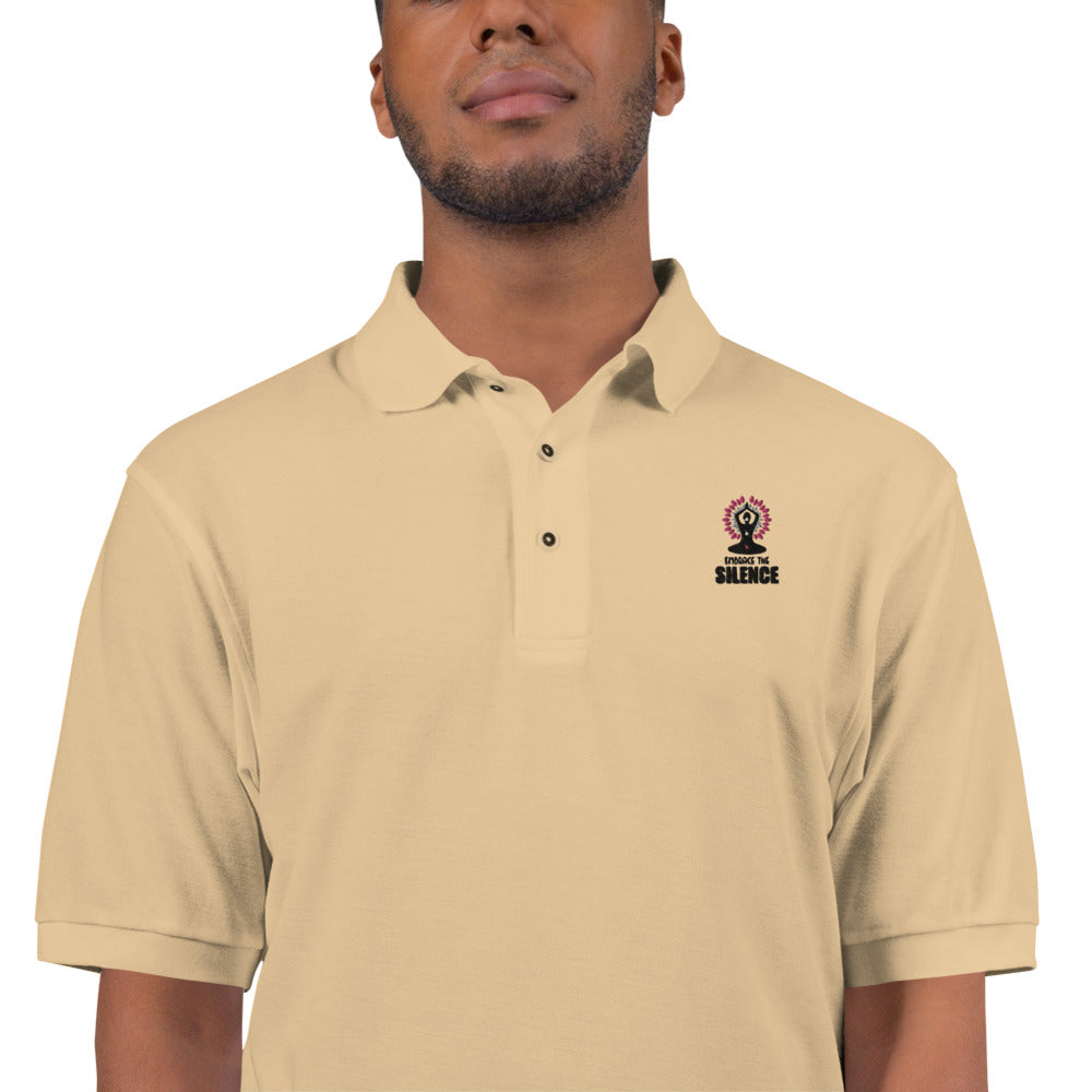 EMBRACE THE SILENCE - Men's Premium Polo