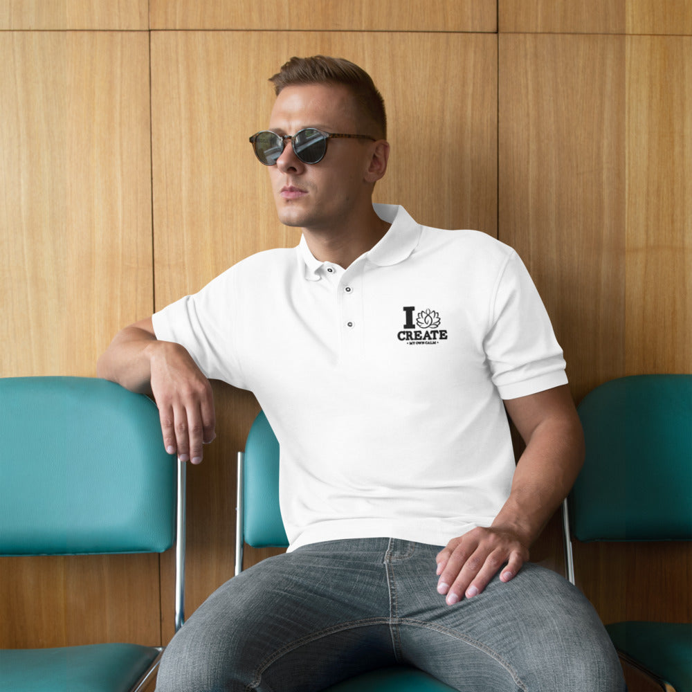 I CREATE MY OWN CALM - Men's Premium Polo