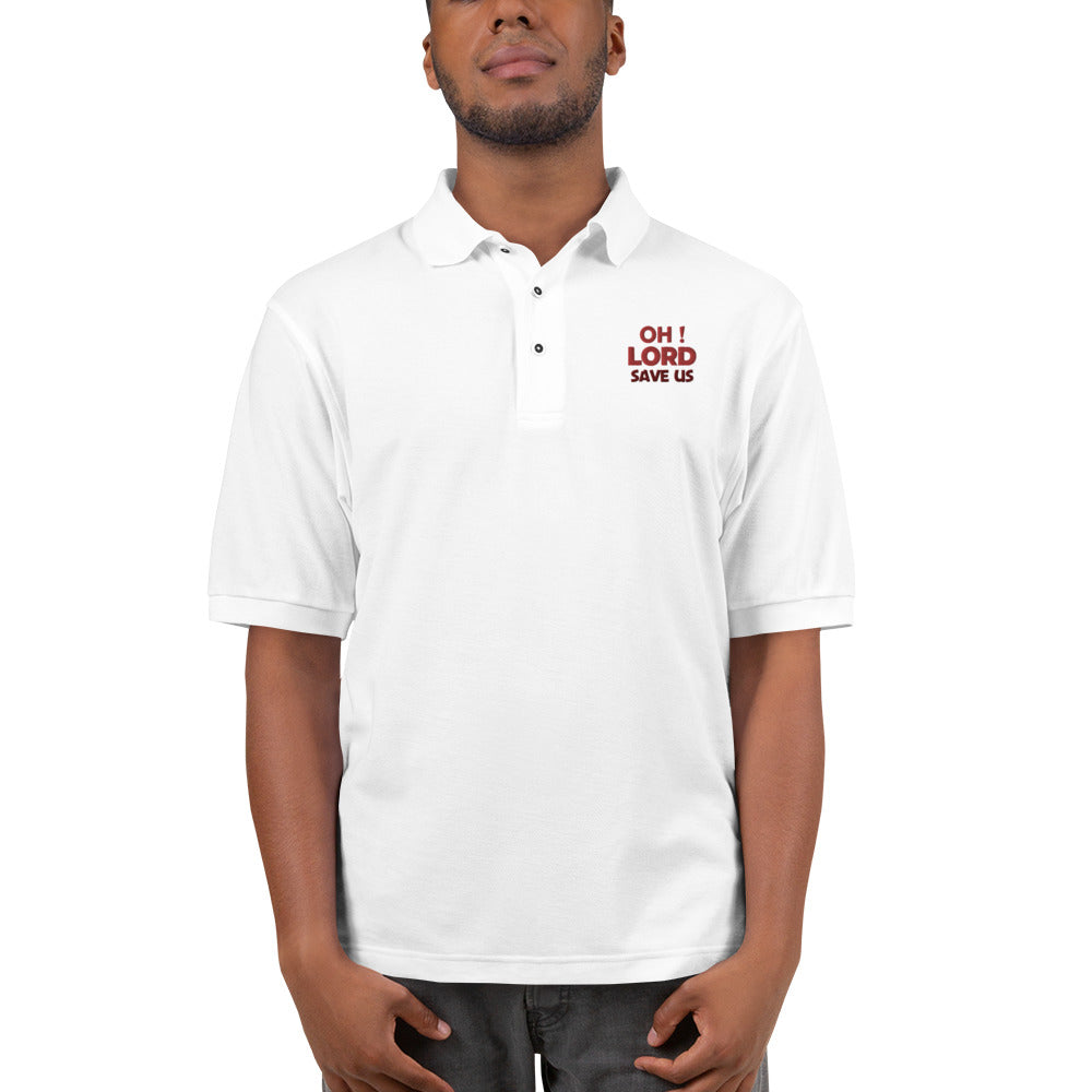 OH ! LORD SAVE US - Men's Premium Polo