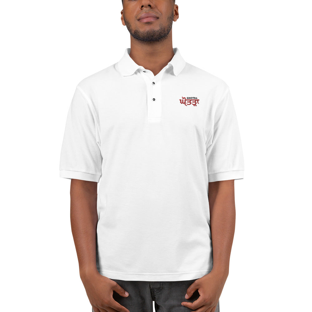 GHOTRA - Men's Premium Polo