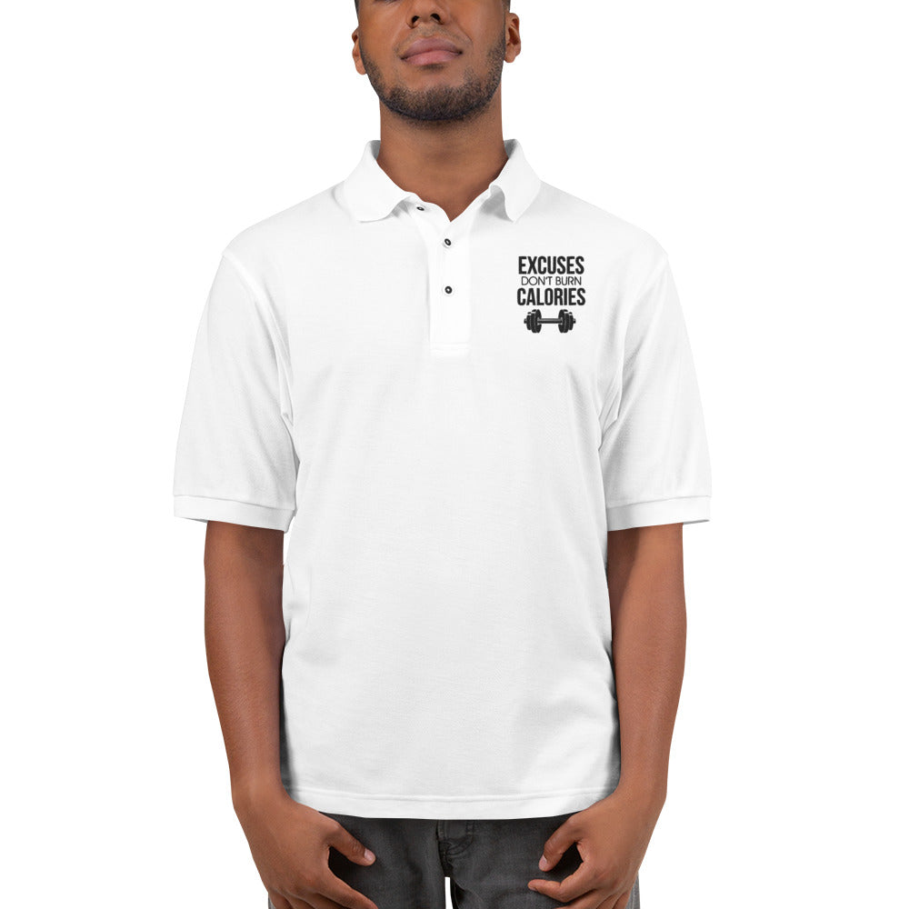 EXCUSES DON'T BURN CALORIES - Men's Premium Polo