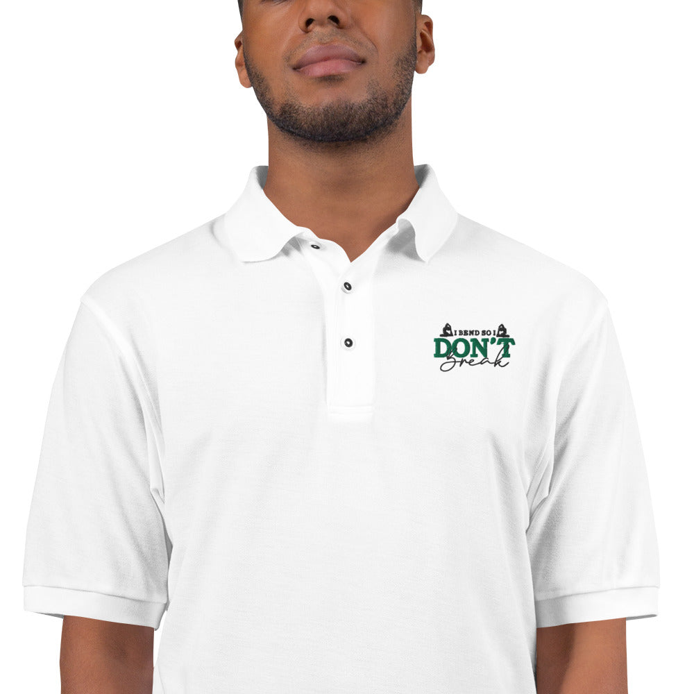 I BEND SO I DON'T BREAK - Men's Premium Polo