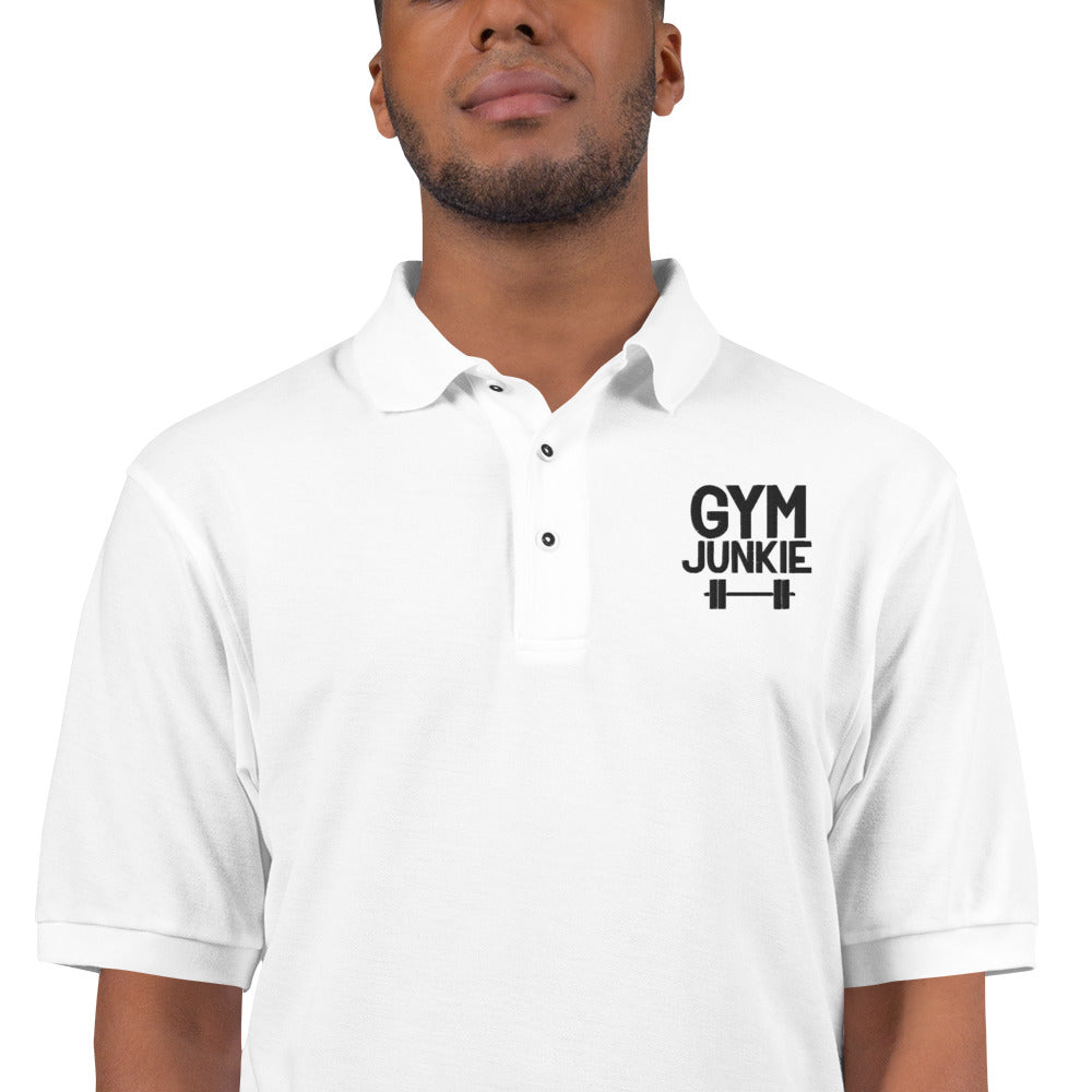 GYM JUNKIE - Men's Premium Polo