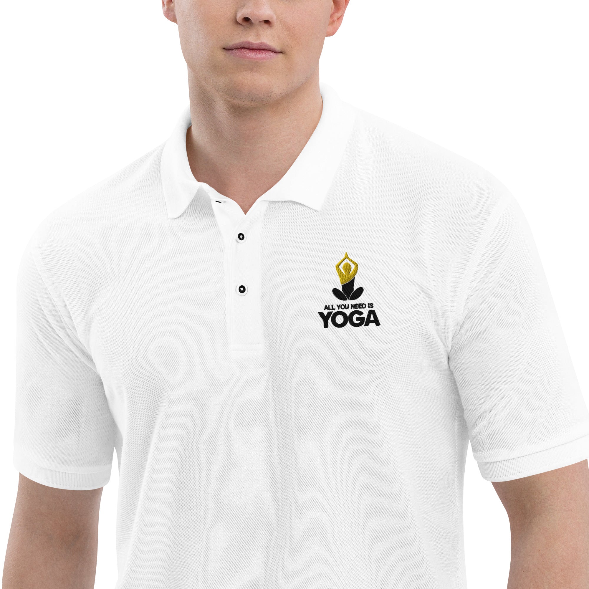 ALL YOU NEED IS YOGA - Men's Premium Polo