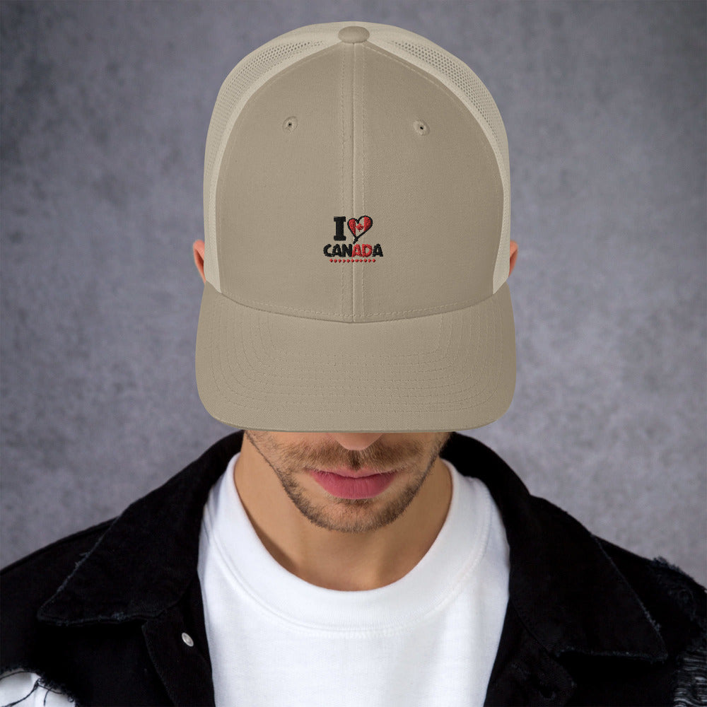 I LOVE CANADA - Trucker Cap