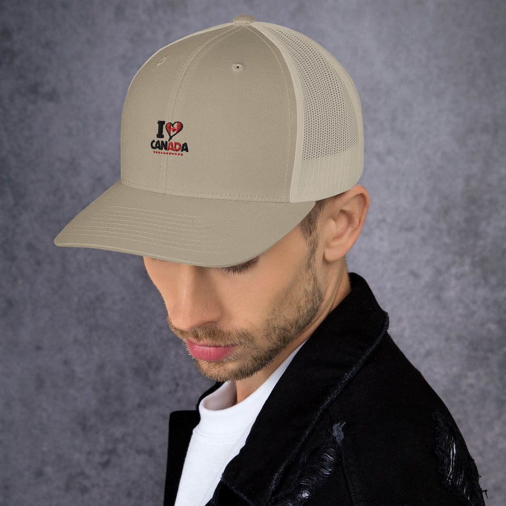 I LOVE CANADA - Trucker Cap