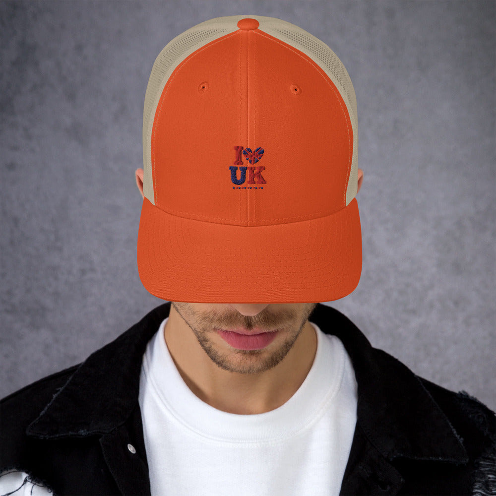 I LOVE UK - Trucker Cap