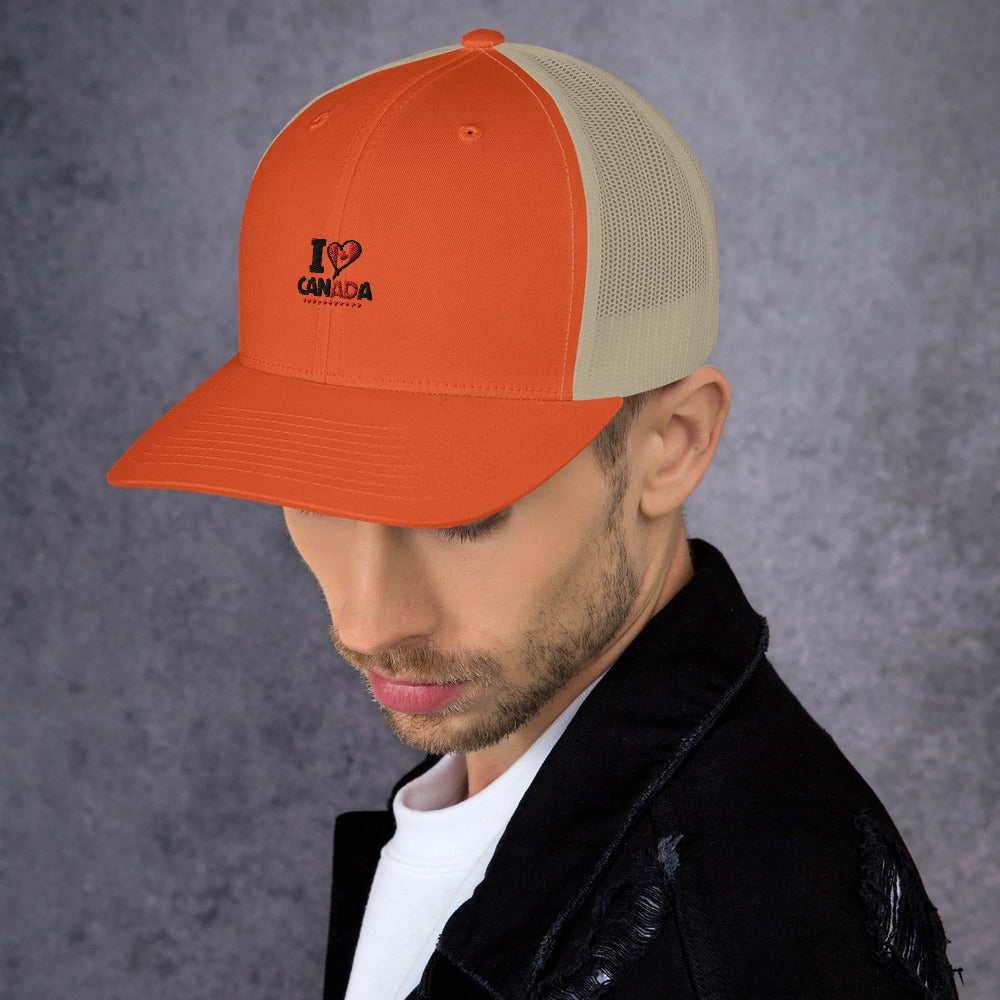 I LOVE CANADA - Trucker Cap