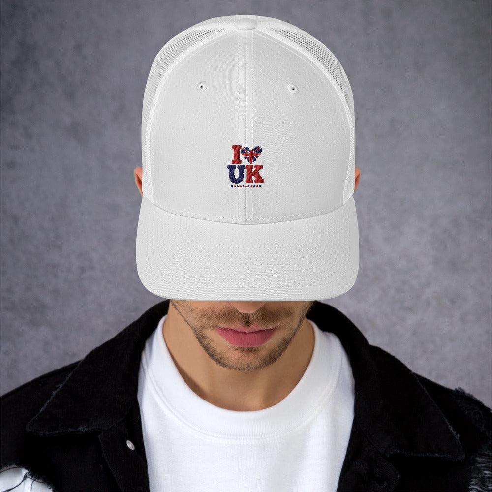 I LOVE UK - Trucker Cap