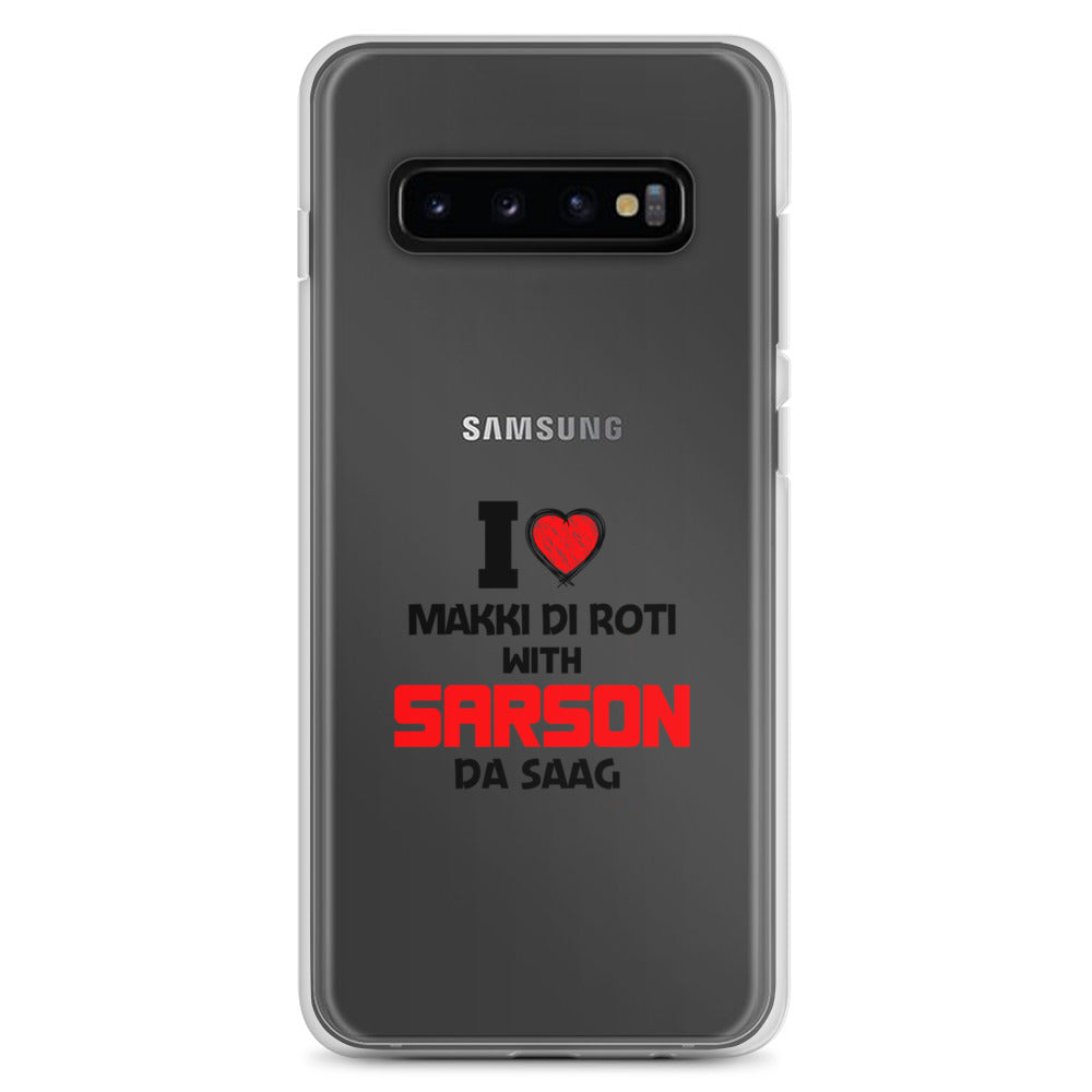 I LOVE MAKKI DI ROTI - Samsung Case