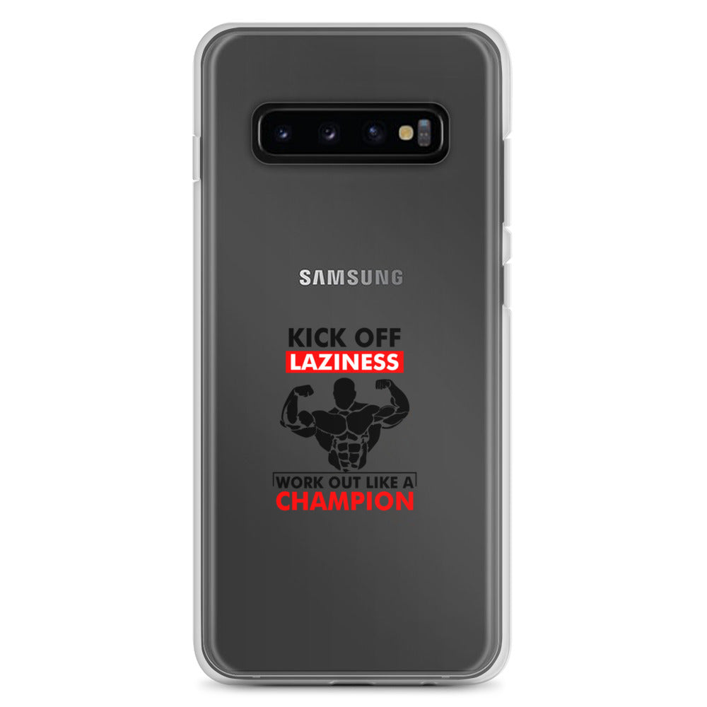 KICK OFF LAZINESS - Samsung Case