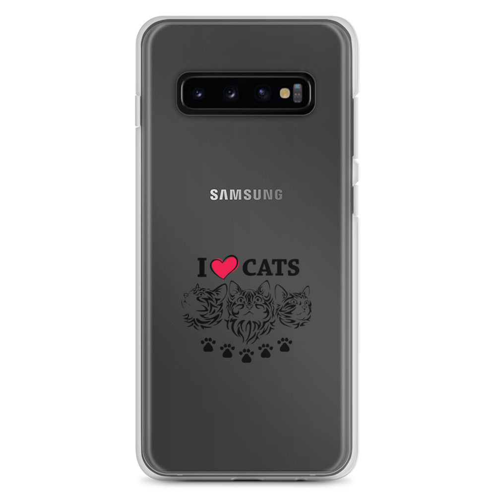 I LOVE CATS - Samsung Case