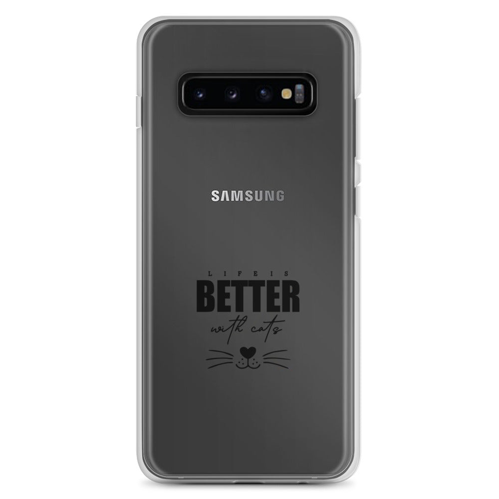 LIFE IS BETTER WITH CATS - Samsung Case