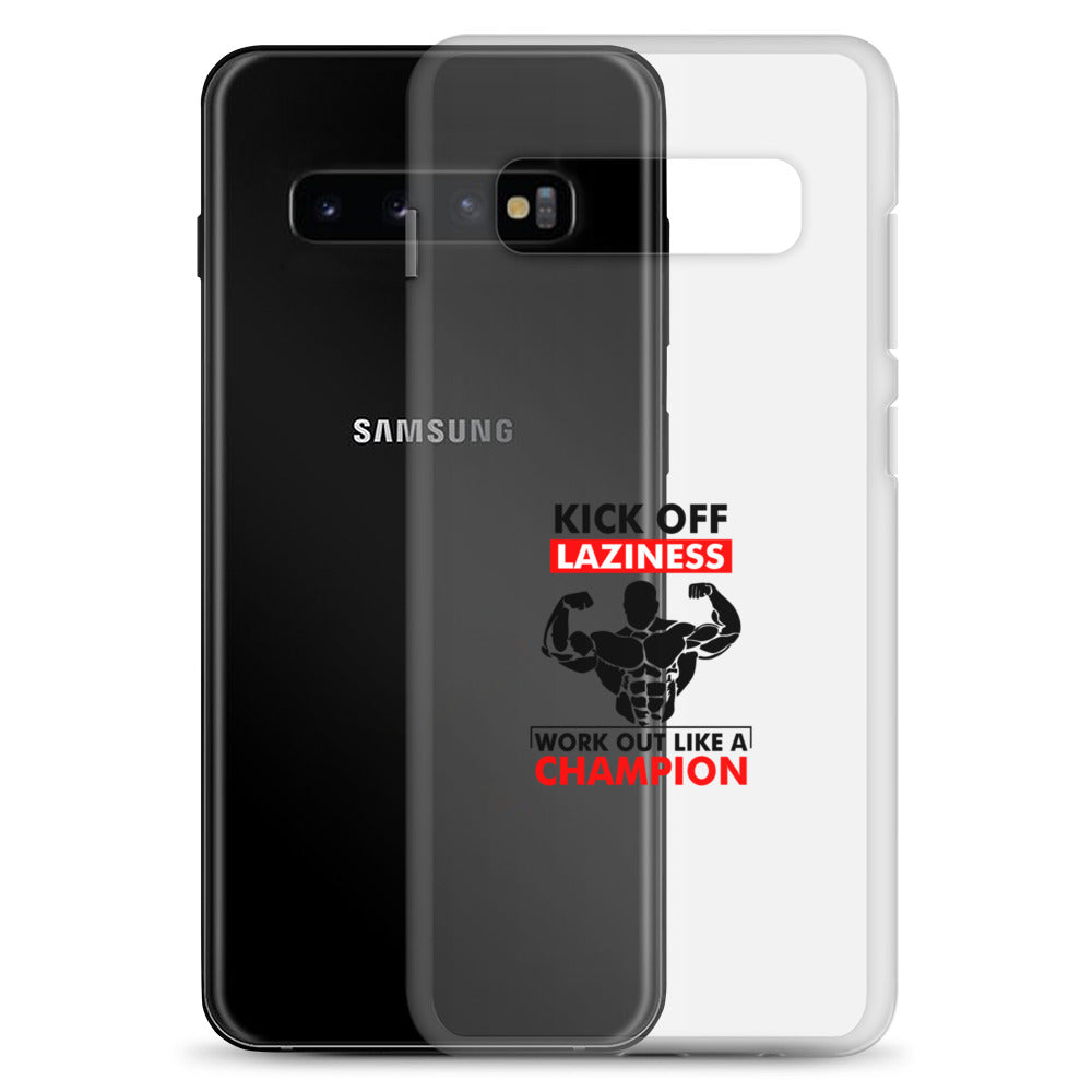 KICK OFF LAZINESS - Samsung Case