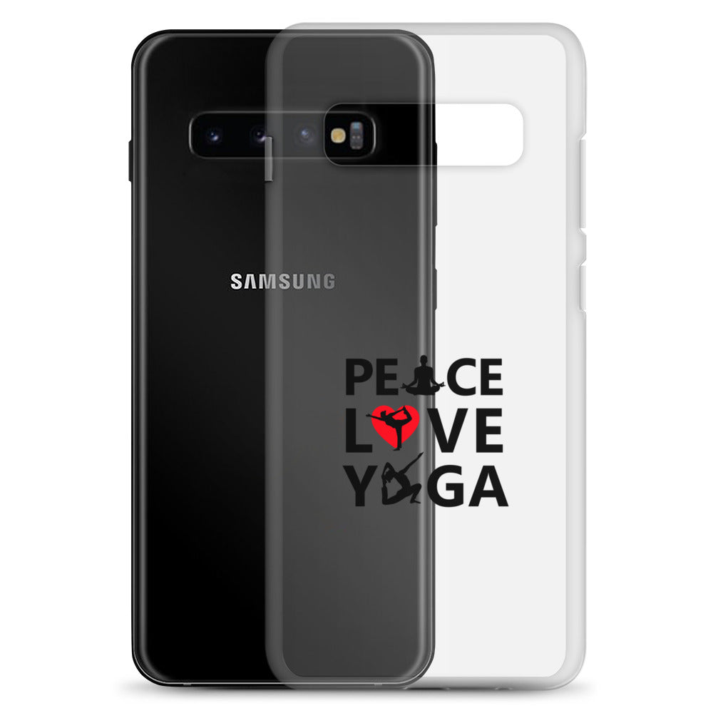 PEACE LOVE YOGA - Samsung Case