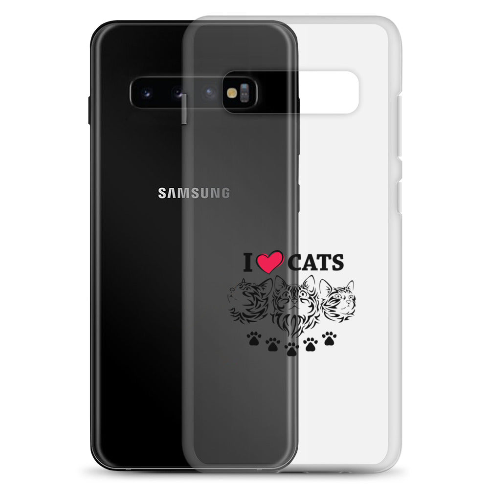 I LOVE CATS - Samsung Case