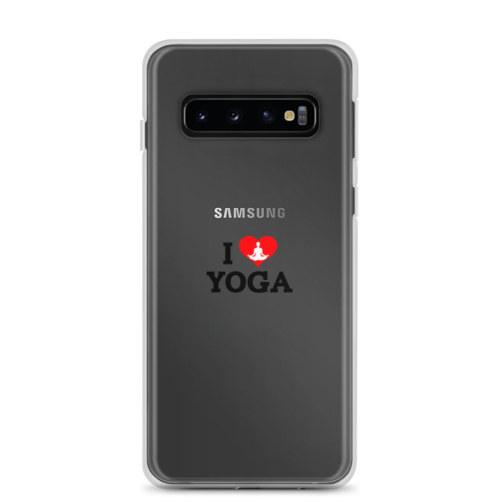 I LOVE YOGA- Samsung Case