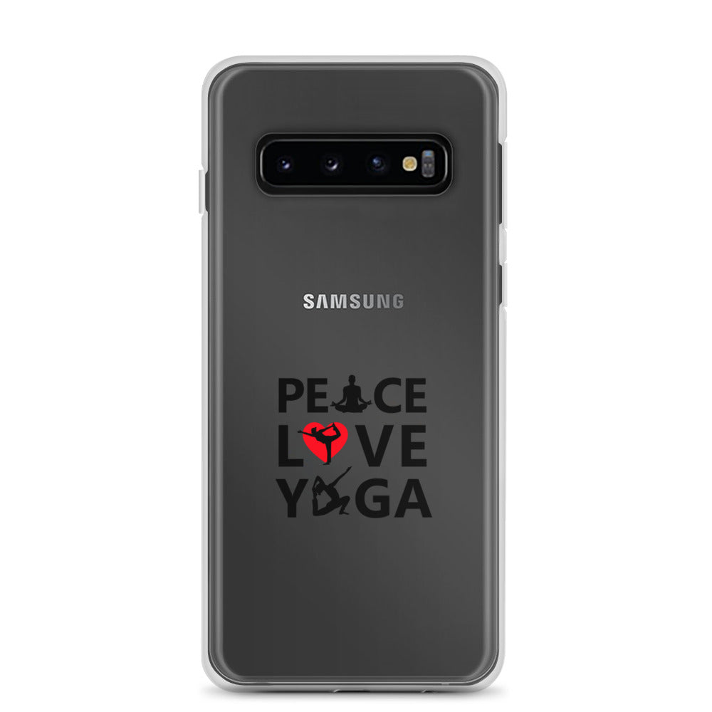 PEACE LOVE YOGA - Samsung Case