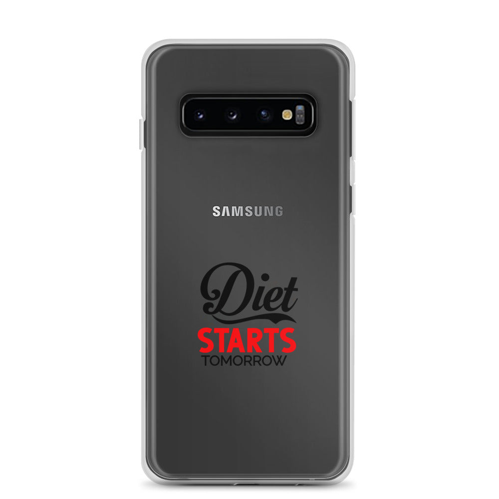 DIET STARTS TOMORROW - Samsung Case