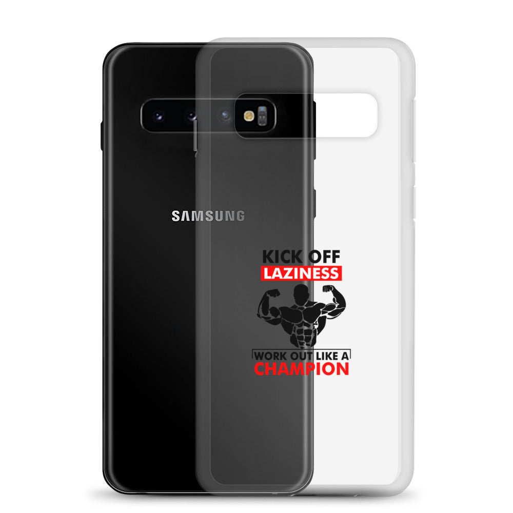 KICK OFF LAZINESS - Samsung Case