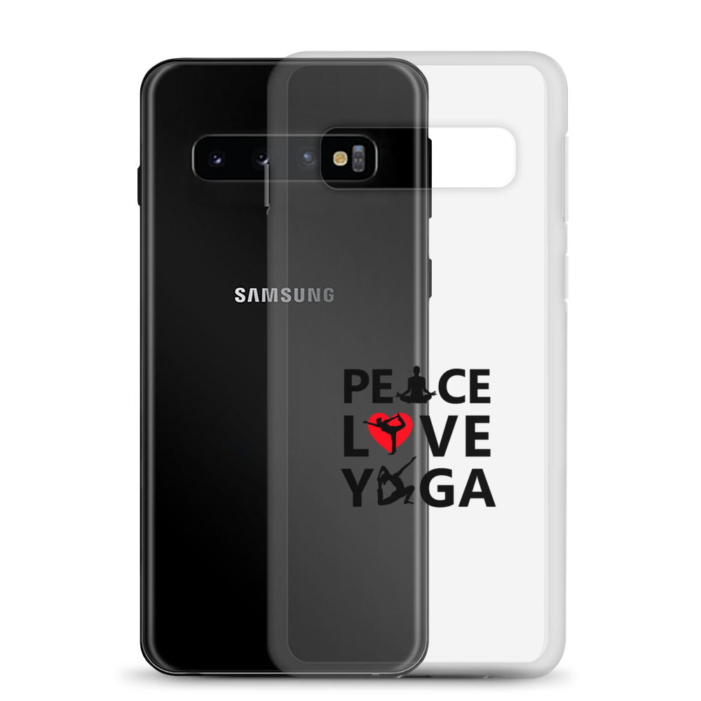 PEACE LOVE YOGA - Samsung Case