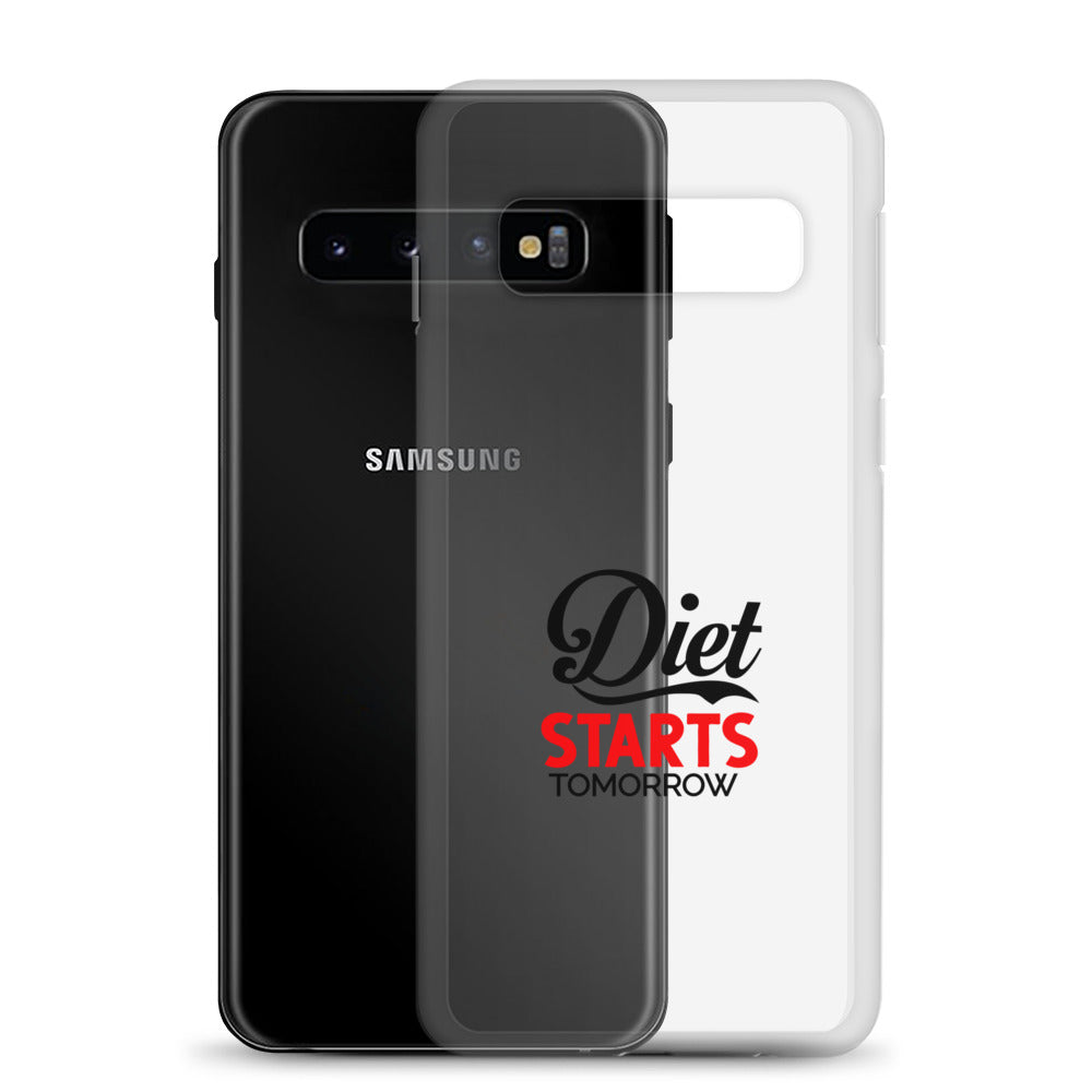 DIET STARTS TOMORROW - Samsung Case