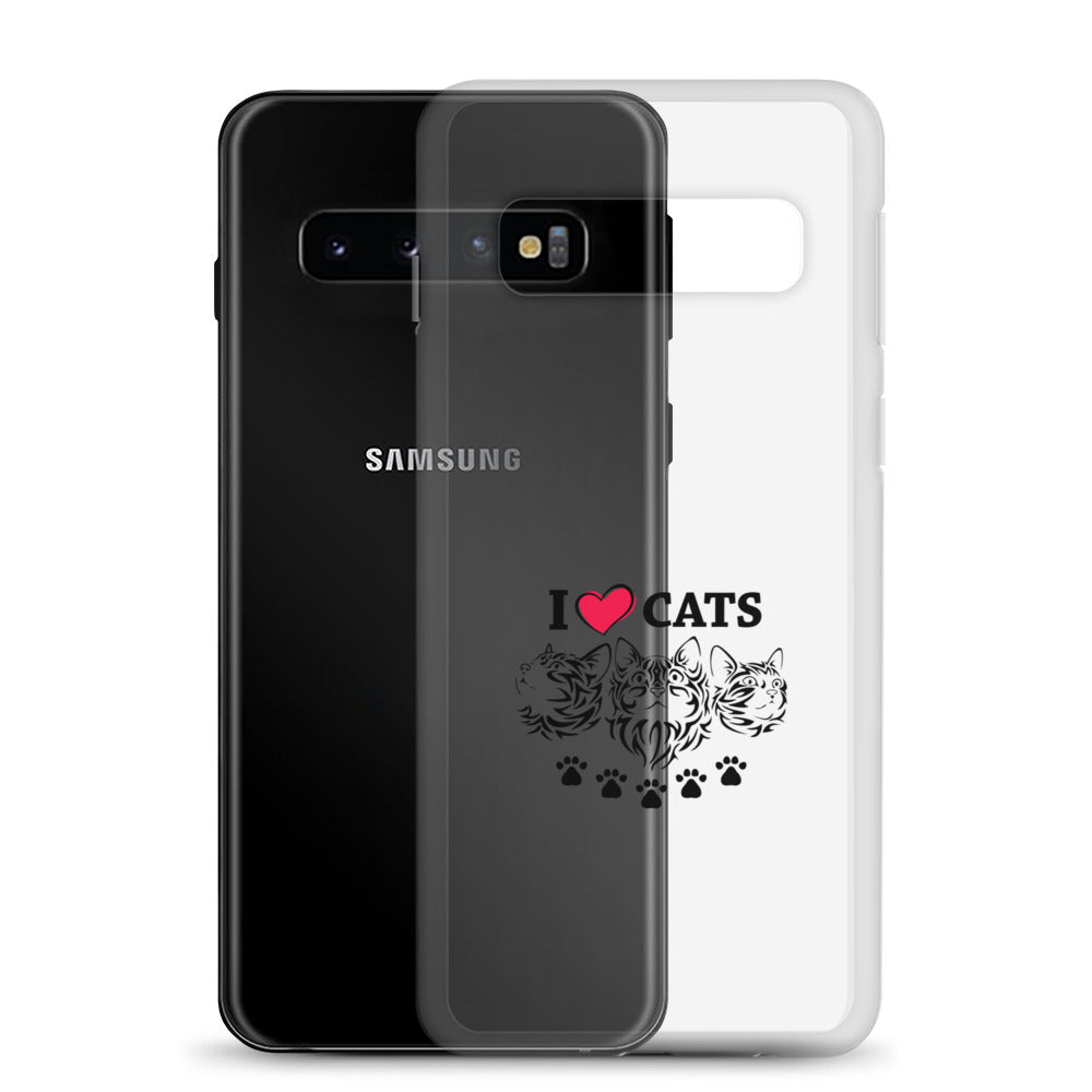 I LOVE CATS - Samsung Case