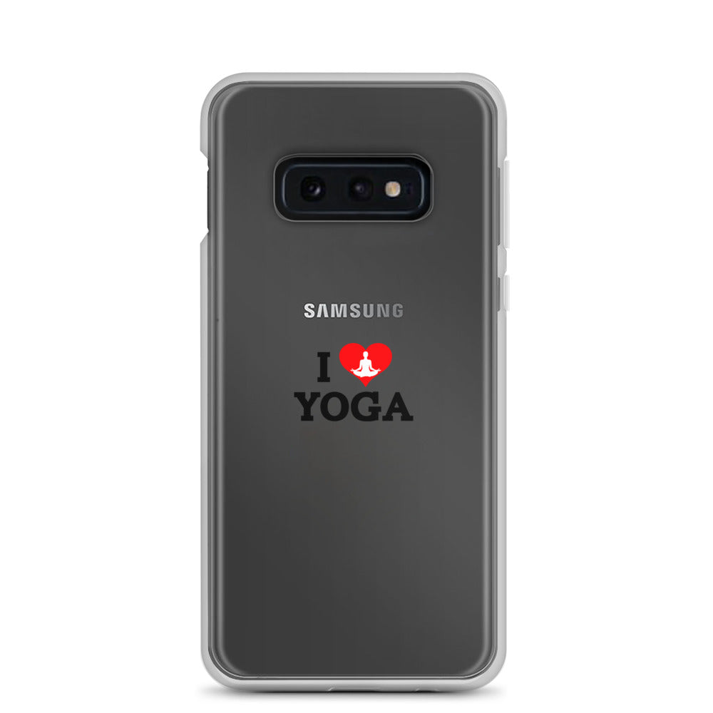 I LOVE YOGA- Samsung Case