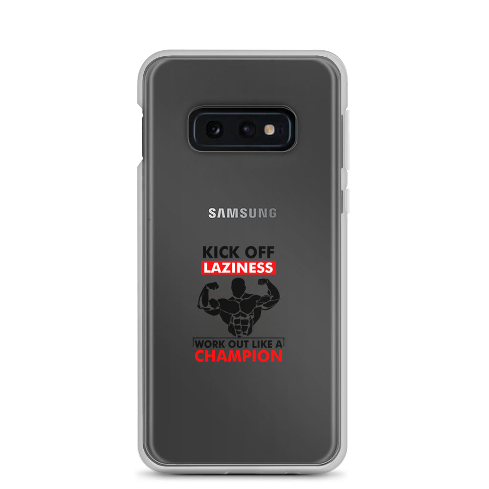 KICK OFF LAZINESS - Samsung Case