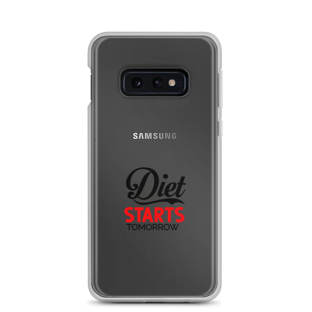 DIET STARTS TOMORROW - Samsung Case