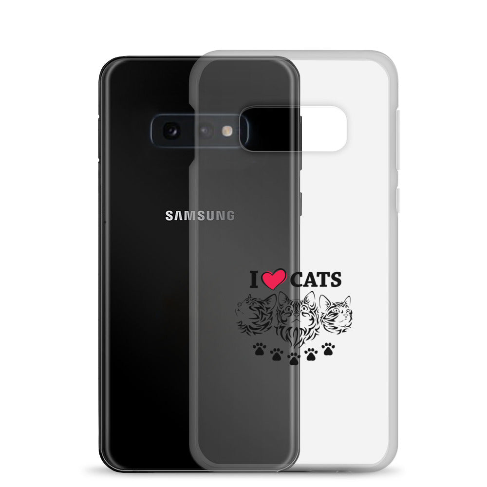 I LOVE CATS - Samsung Case