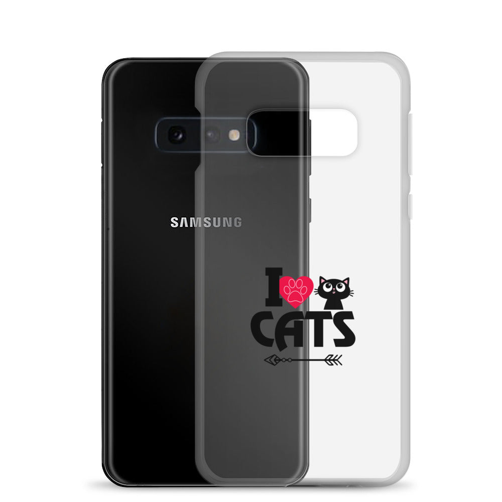 I LOVE CATS - Samsung Case