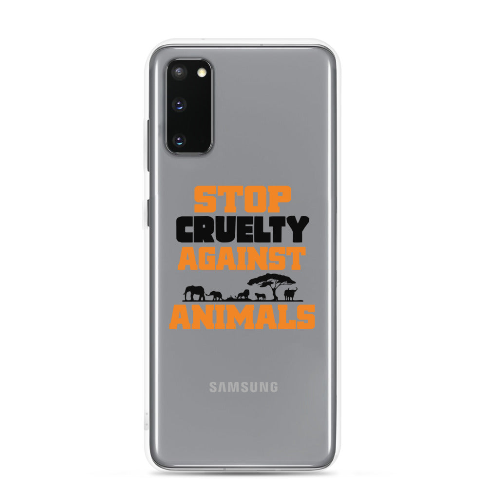 STOP CRUELTY AGAINST ANIMALS - Samsung Case