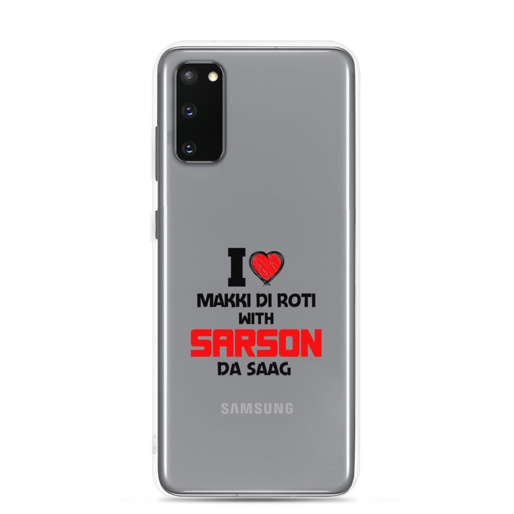 I LOVE MAKKI DI ROTI - Samsung Case