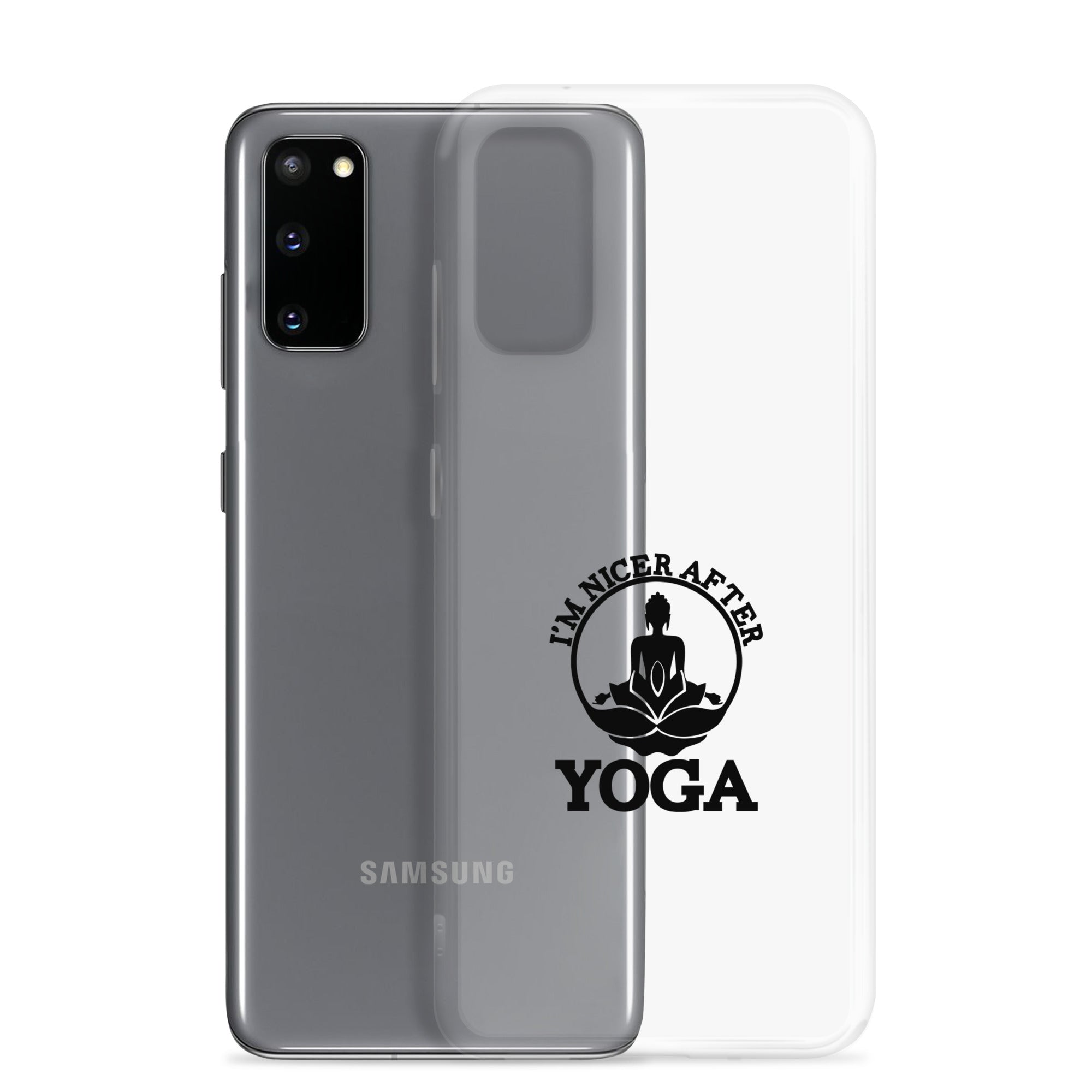 I'M NICER AFTER YOGA - Samsung Case