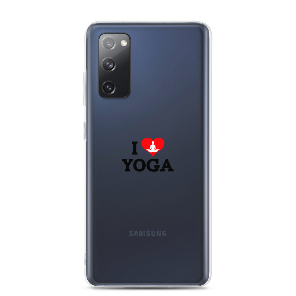 I LOVE YOGA- Samsung Case