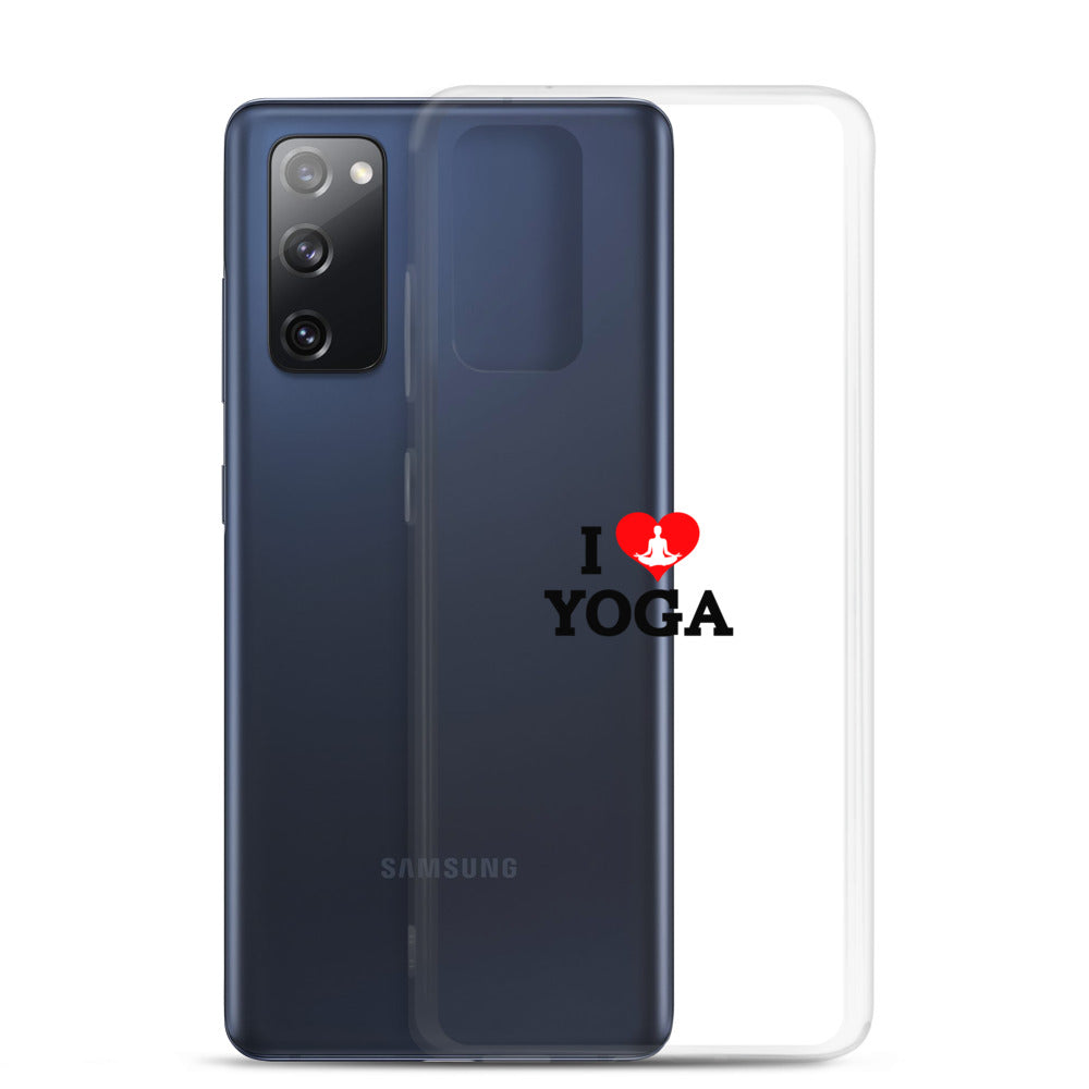 I LOVE YOGA- Samsung Case