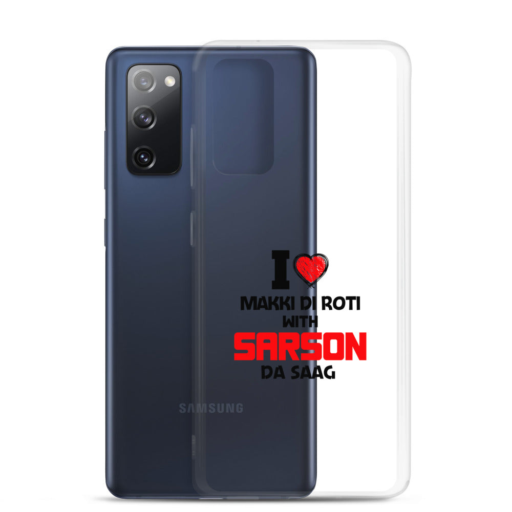 I LOVE MAKKI DI ROTI - Samsung Case