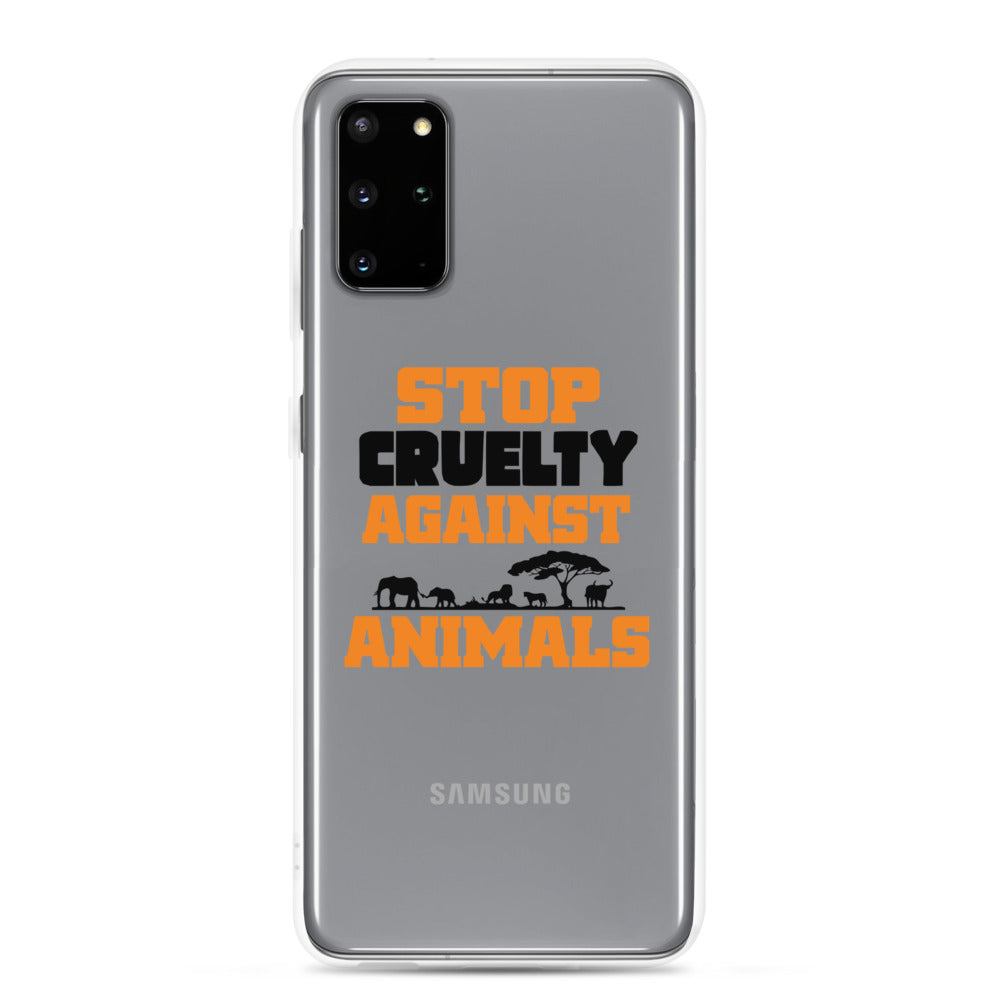 STOP CRUELTY AGAINST ANIMALS - Samsung Case