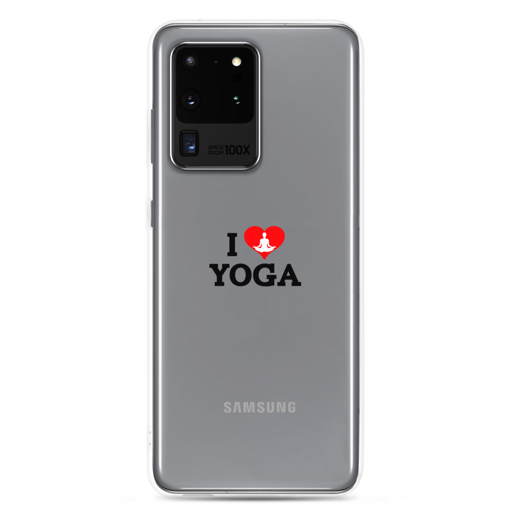 I LOVE YOGA- Samsung Case