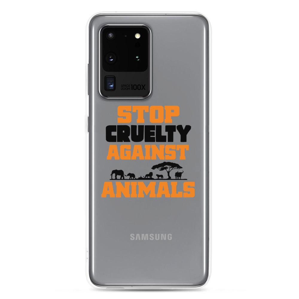 STOP CRUELTY AGAINST ANIMALS - Samsung Case