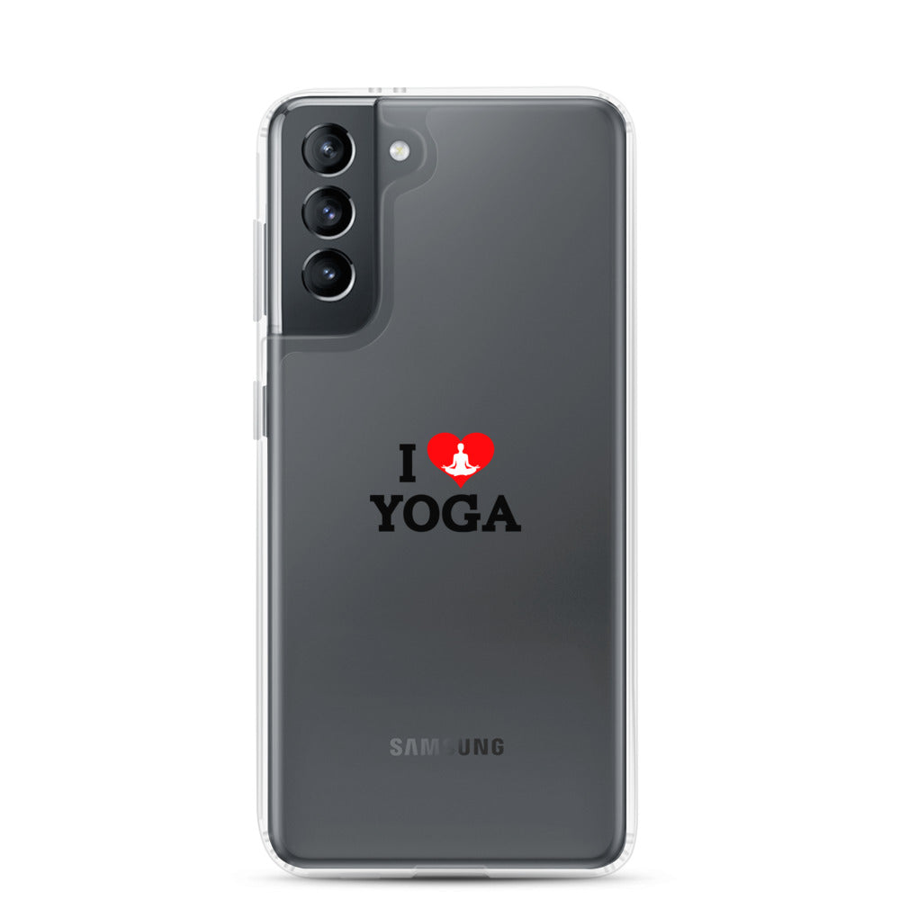 I LOVE YOGA- Samsung Case