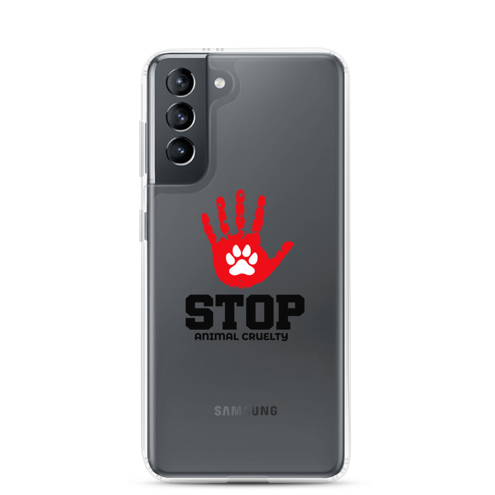 STOP ANIMAL CRUELTY - Samsung Case