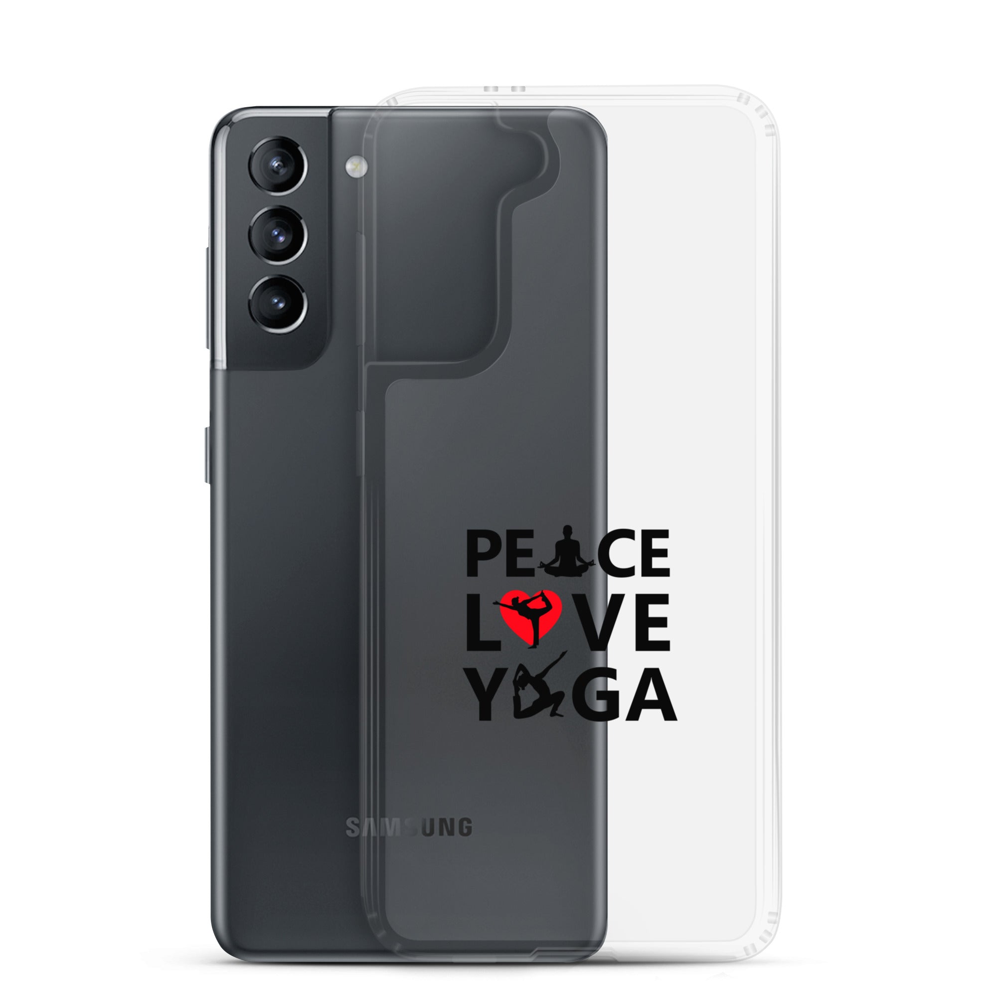 PEACE LOVE YOGA - Samsung Case