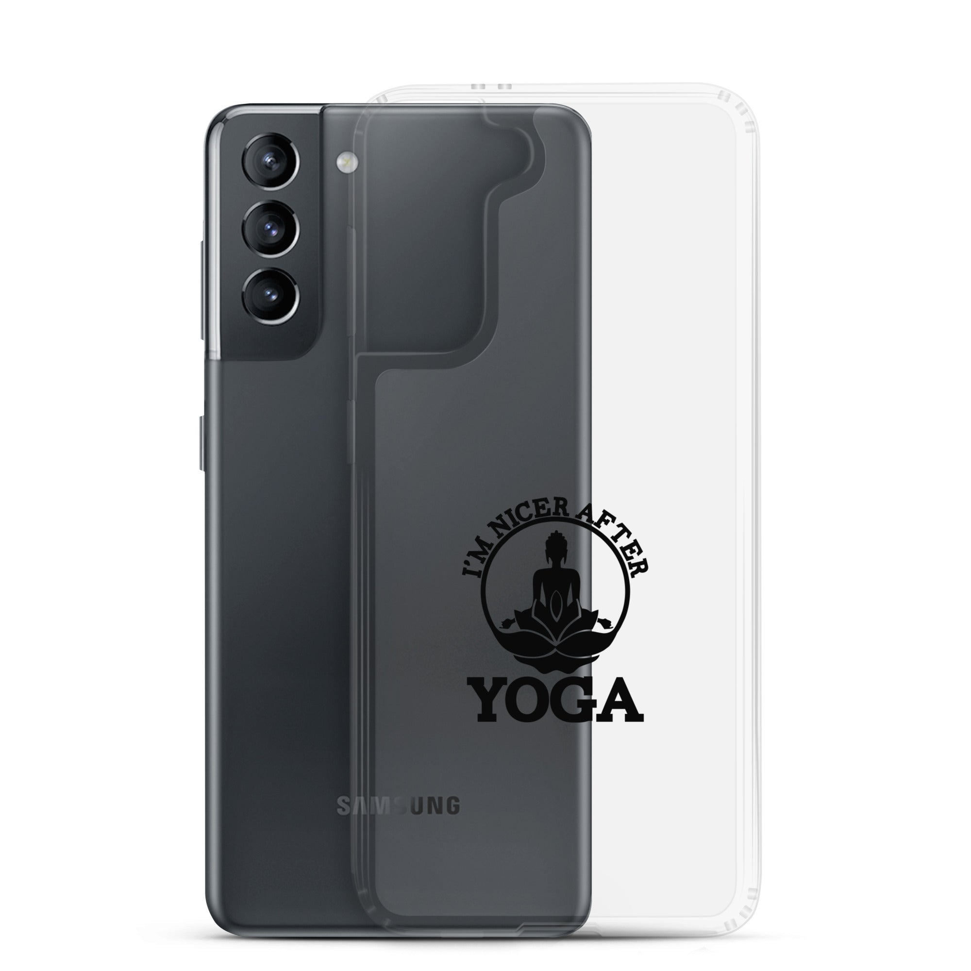 I'M NICER AFTER YOGA - Samsung Case