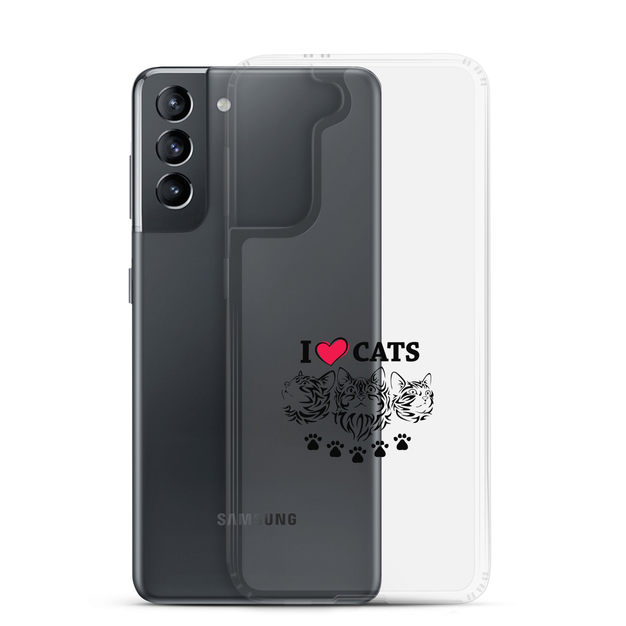 I LOVE CATS - Samsung Case